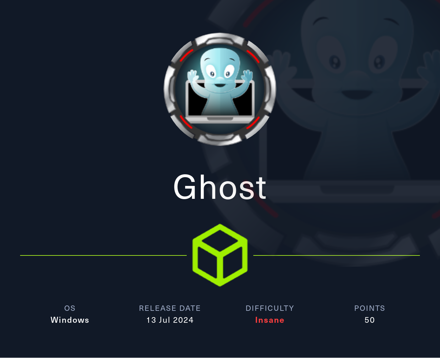 Ghost HTB Insane Box
