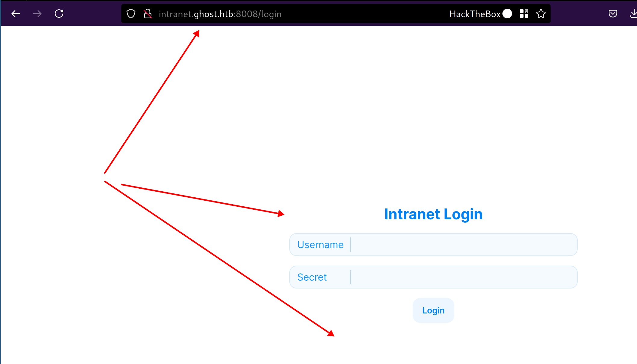 Found intranet subdomain